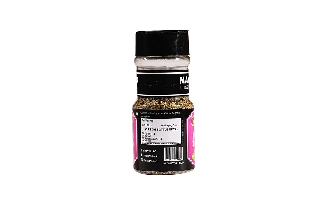 Manan Basil Leaves    Plastic Bottle  20 grams